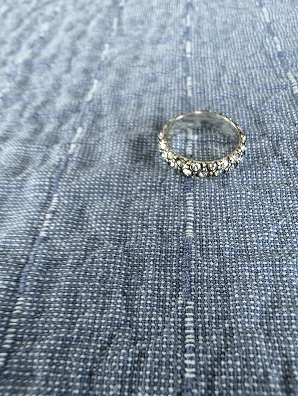 Brighton Crystal Voyage Stackable Ring Size 8 Retired